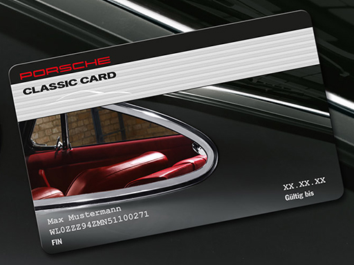 Porsche Classic Card.